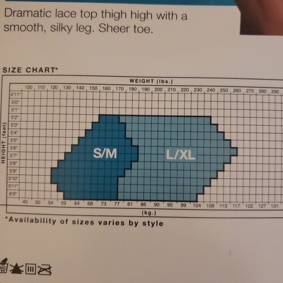 West Loop Lace Top Thigh Highs - L/XL - Picture 3 of 5